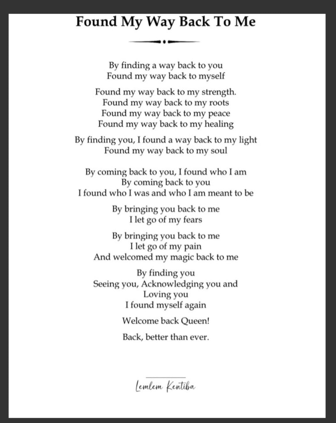 Poems Collection