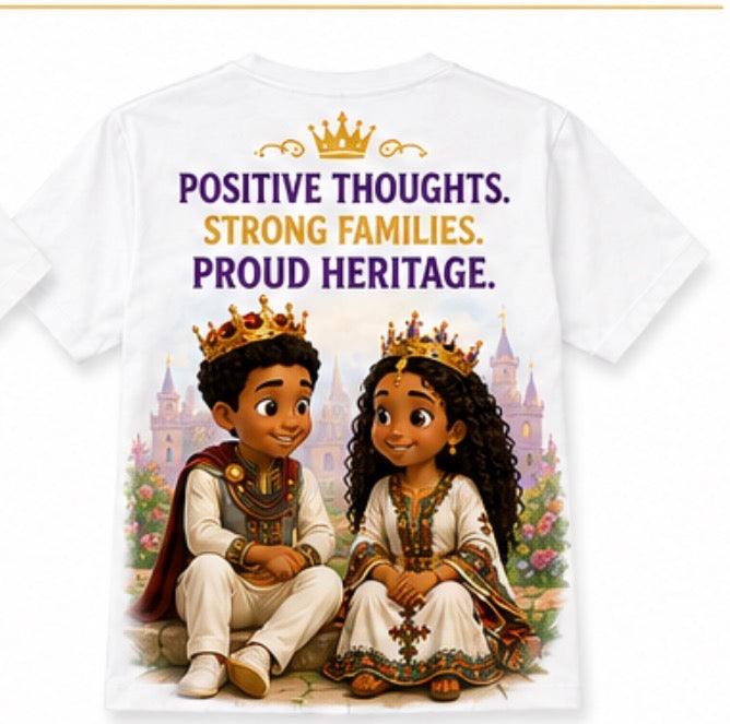 Think Positive, Choose Kindness™ T-Shirts
Inspired by The Daily Adventures of King Yosef & Queen Yarah (Copy)