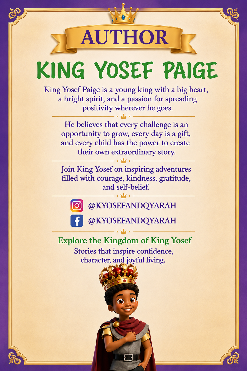 The Daily Adventures of King Yosef and Queen Yarah