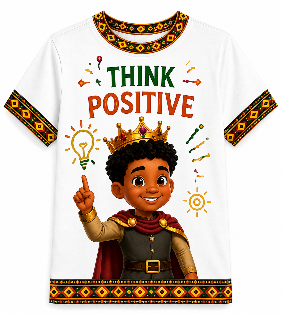 Think Positive, Choose Kindness™ T-Shirts
Inspired by The Daily Adventures of King Yosef & Queen Yarah