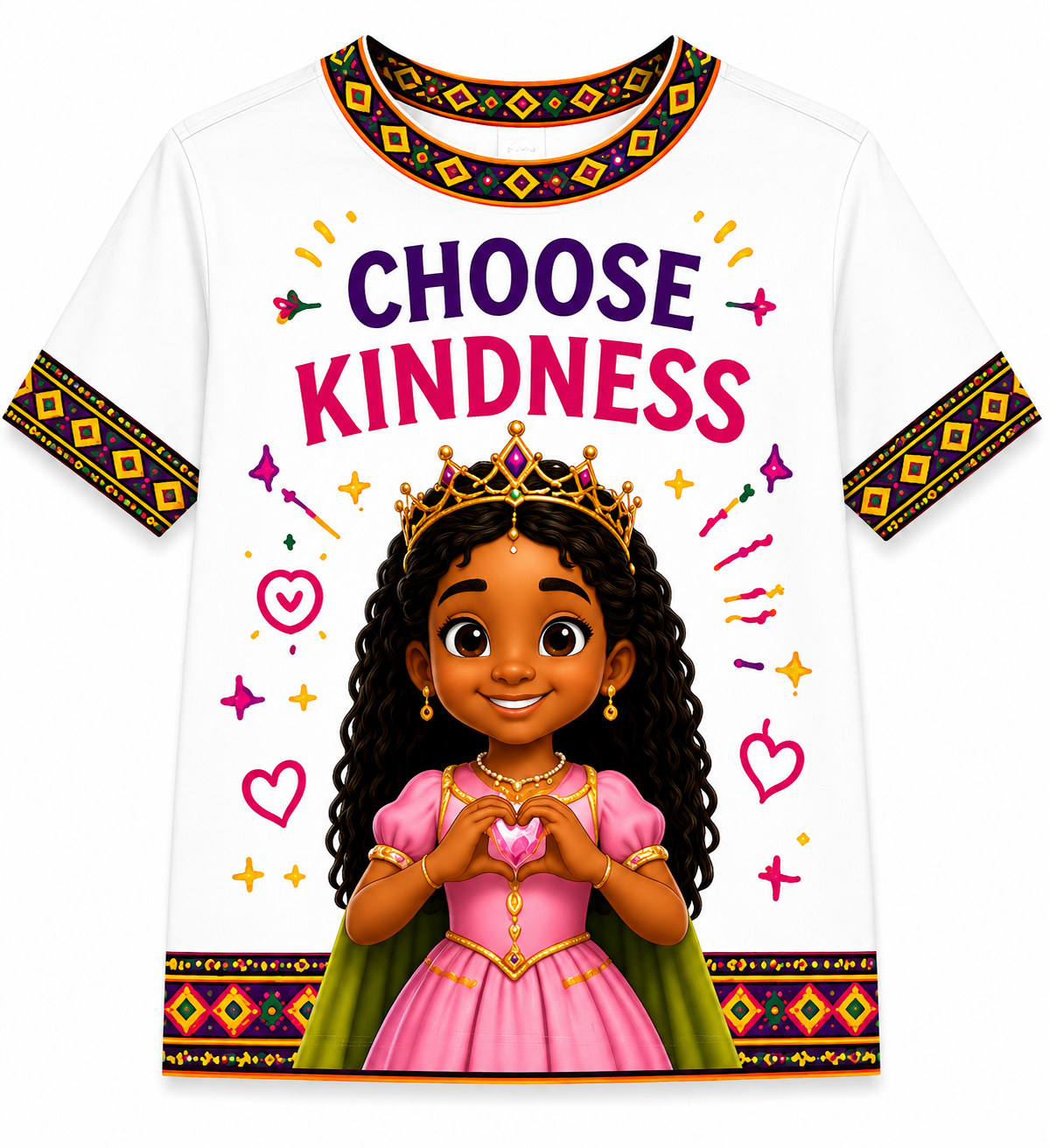 Think Positive, Choose Kindness™ T-Shirts
Inspired by The Daily Adventures of King Yosef & Queen Yarah