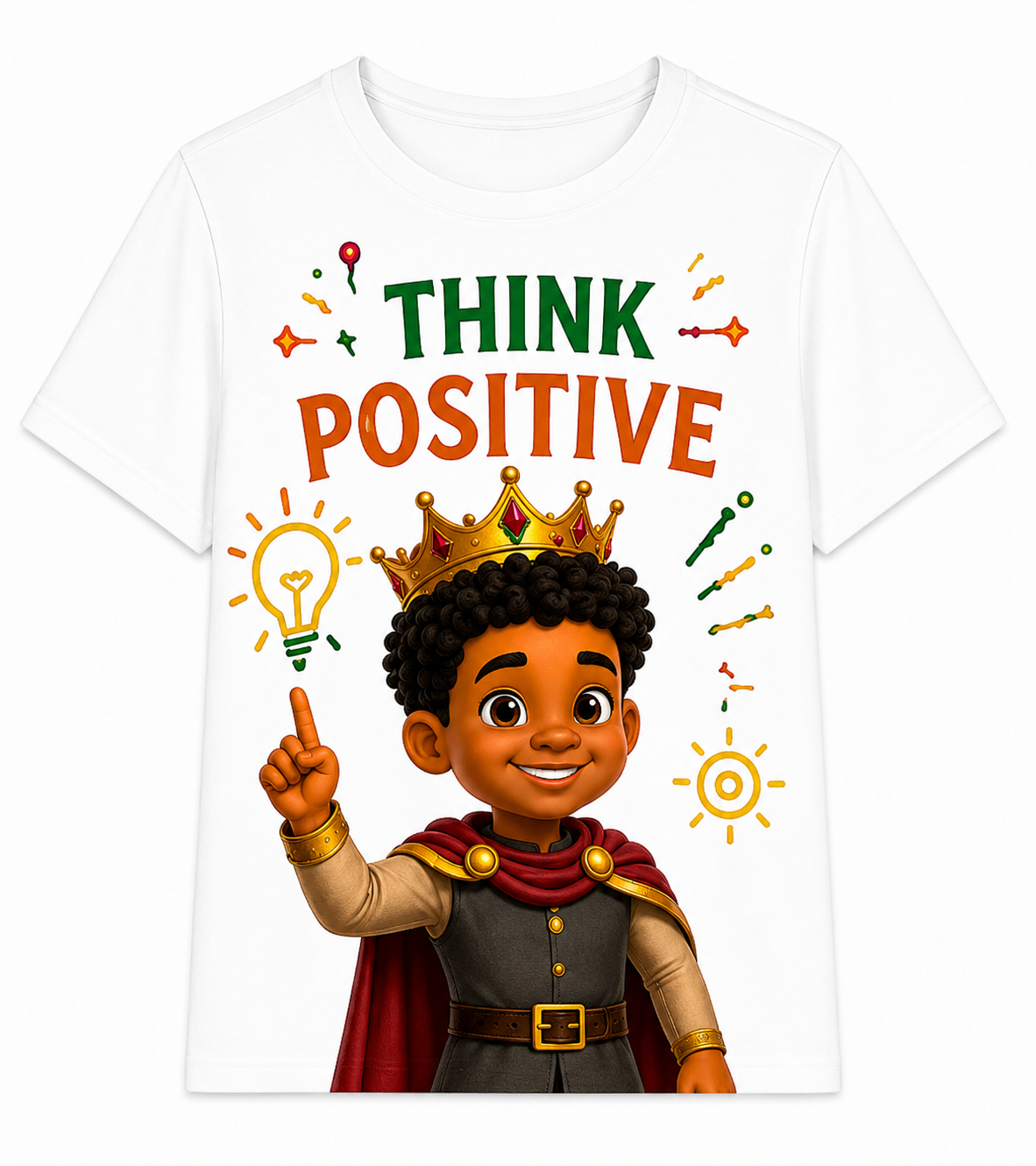 Think Positive, Choose Kindness™ T-Shirts
Inspired by The Daily Adventures of King Yosef & Queen Yarah